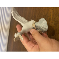 VTG LLADRO JUMPING DUCK Glossy Porcelain Figurine #1265 SPAIN 6"L