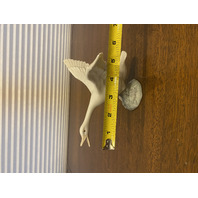 VTG LLADRO JUMPING DUCK Glossy Porcelain Figurine #1265 SPAIN 6"L