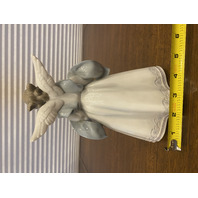 VTG LLADRO Cantor Angel REJOICE Glossy Tree Topper Figurine #6321, 8.5"H SPAIN