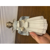 VTG LLADRO Cantor Angel REJOICE Glossy Tree Topper Figurine #6321, 8.5"H SPAIN