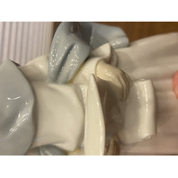 VTG LLADRO Cantor Angel REJOICE Glossy Tree Topper Figurine #6321, 8.5"H SPAIN