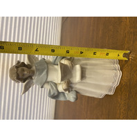 VTG LLADRO Cantor Angel REJOICE Glossy Tree Topper Figurine #6321, 8.5"H SPAIN