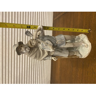 VTG LARGE LLADRO HAPPY TRAVELERS Glossy Figurine #4652 14.25"H SPAIN