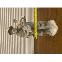 VTG LARGE LLADRO HAPPY TRAVELERS Glossy Figurine #4652 14.25"H SPAIN