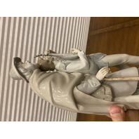 VTG LARGE LLADRO HAPPY TRAVELERS Glossy Figurine #4652 14.25"H SPAIN