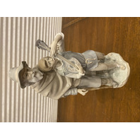 VTG LARGE LLADRO HAPPY TRAVELERS Glossy Figurine #4652 14.25"H SPAIN