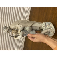 VTG LARGE LLADRO HAPPY TRAVELERS Glossy Figurine #4652 14.25"H SPAIN