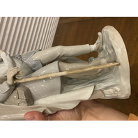 VTG LARGE LLADRO HAPPY TRAVELERS Glossy Figurine #4652 14.25"H SPAIN