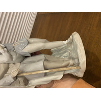 VTG LARGE LLADRO HAPPY TRAVELERS Glossy Figurine #4652 14.25"H SPAIN