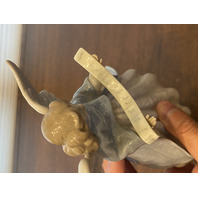 VTG LLADRO Singing Angel Glossy Tree Topper Figurine #5831 W/BOX 7.25"H SPAIN