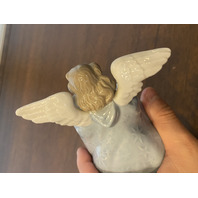 VTG LLADRO Singing Angel Glossy Tree Topper Figurine #5831 W/BOX 7.25"H SPAIN