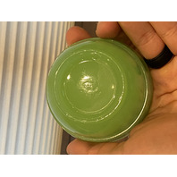 VTG FENTON Green Jadeite 2-Piece Fairy Lamp Candle Holder 4.5"H