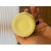 VTG UV REACTIVE Fenton Burmese Floral PAINTED/SIGNED Fairy Lamp 4.75"H