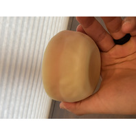 UV REACTIVE FENTON Yellow Burmese Snowman Fairy Lamp 7.25"H HANDPAINTED/SIGNED