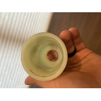 VTG 1980 UV REACTIVE FENTON Christmas Winter Sleigh Fairy Lamp 4.5"H SIGNED