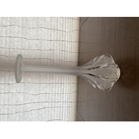 VTG LALIQUE Frosted Crystal MARIE CLAUDE SOLIFLORE Vase SIGNED 13.5"H FRANCE