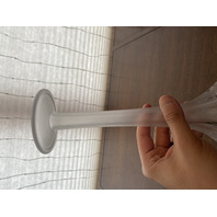 VTG LALIQUE Frosted Crystal MARIE CLAUDE SOLIFLORE Vase SIGNED 13.5"H FRANCE