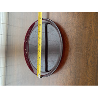 VTG SET(4) Ruby Red Glass Plates 9"W