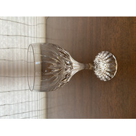 SET(8) VTG BACCARAT Crystal "MASSENA" Water Goblets 7"H SIGNED, FRANCE