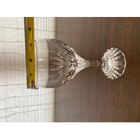 SET(8) VTG BACCARAT Crystal "MASSENA" Water Goblets 7"H SIGNED, FRANCE