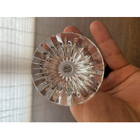 SET(8) VTG BACCARAT Crystal "MASSENA" White Wine Glasses 6 3/8"H SIGNED, FRANCE