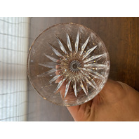 SET(8) VTG BACCARAT Crystal "MASSENA" White Wine Glasses 6 3/8"H SIGNED, FRANCE