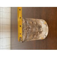 VTG LALIQUE Crystal TOKYO PATTERN Cigarette/Match Holder 3.25"H SIGNED