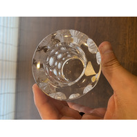 VTG LALIQUE Crystal TOKYO PATTERN Cigarette/Match Holder 3.25"H SIGNED