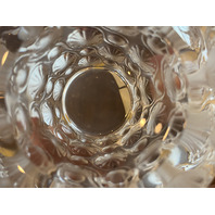 VTG LALIQUE Crystal TOKYO PATTERN Cigarette/Match Holder 3.25"H SIGNED