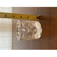 VTG LALIQUE Crystal TOKYO PATTERN Cigarette/Match Holder 3.25"H SIGNED