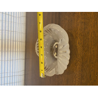 VTG LALIQUE Frosted Crystal ARUBA Ashtray Bowl W/LABEL 6.5"W SIGNED