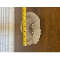 VTG LALIQUE Frosted Crystal ARUBA Ashtray Bowl W/LABEL 6.5"W SIGNED