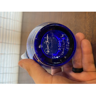 FENTON Cobalt Blue LTD ED #360 Small Floral PAINTED Glass Pitcher SIGNED 5.5"H