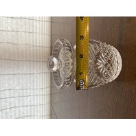 VTG WATERFORD Crystal ALANA Condiment Jar W/Lid SIGNED 4.75"H