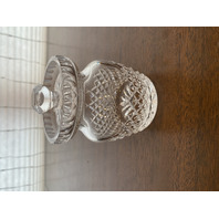 VTG WATERFORD Crystal ALANA Condiment Jar W/Lid SIGNED 4.75"H