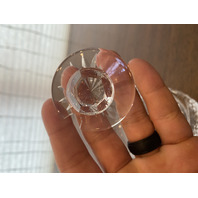 VTG WATERFORD Crystal ALANA Condiment Jar W/Lid SIGNED 4.75"H