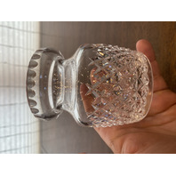 VTG WATERFORD Crystal ALANA Condiment Jar W/Lid SIGNED 4.75"H