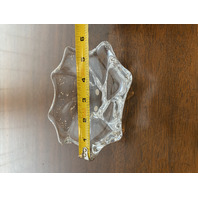 VTG Baccarat Crystal Free Form Candy Dish/Bowl SIGNED 5.5"W FRANCE