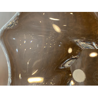 VTG Baccarat Crystal Free Form Candy Dish/Bowl SIGNED 5.5"W FRANCE