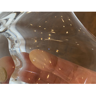 VTG Baccarat Crystal Free Form Candy Dish/Bowl SIGNED 5.5"W FRANCE