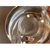 VTG STEUBEN Crystal Spiral Vase By DONALD POLLARD #8058 6 5/8"H SIGNED