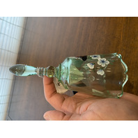 FENTON Green COCA COLA GIRL HAND PAINTED Glass Bell W/TAG 6.75"H SIGNED