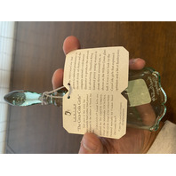 FENTON Green COCA COLA GIRL HAND PAINTED Glass Bell W/TAG 6.75"H SIGNED