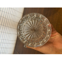 PAIR Of VTG Clear Anchor Hocking WEXFORD Pressed Glass Water Pitchers 9.75"H