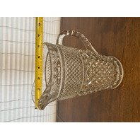 PAIR Of VTG Clear Anchor Hocking WEXFORD Pressed Glass Water Pitchers 9.75"H