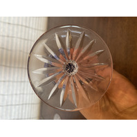 SET(12) AJKA Arabella Multicolored Cut To Clear Crystal Hock Wine Glasses 8.25"H