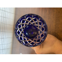 SET(12) AJKA Arabella Multicolored Cut To Clear Crystal Hock Wine Glasses 8.25"H