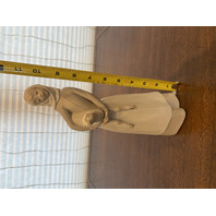 VTG LLADRO GIRL WITH LAMB Matte Figurine #4505, 8"H SPAIN RETIRED 10.75"H