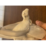 VTG LLADRO GIRL WITH LAMB Matte Figurine #4505, 8"H SPAIN RETIRED 10.75"H