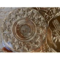 VTG PAIR Of HOFBAUER THE BYRDES COLLECTION Crystal Lidded Candy Dishes 13.5"H